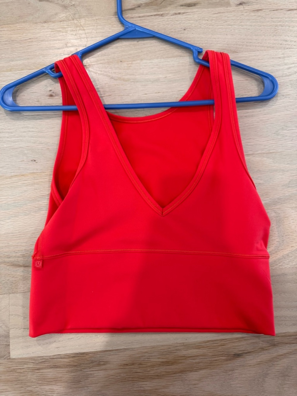 lululemon athletica Red V-Neck Sports Bralette